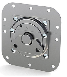 Drehriegel-Verschluss zum Aufbau