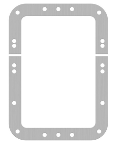 Nietrahmen für große Schale, 2 Teile