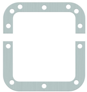 Backplate for Medium Recessed Latches