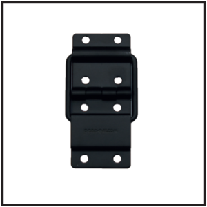 Aufstellscharnier 95x40, 8 Bohrungen Schwarz