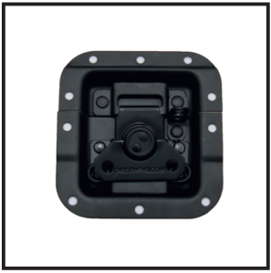 Butterfly mittel, V.-Feder, gekröpft mit Öse, Schwarz