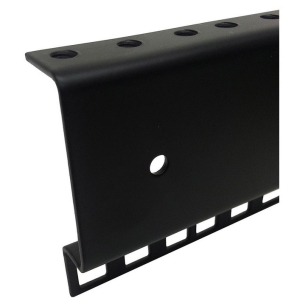 45U Full Hole Double Rack Rail with M6 Threaded Holes 1.5mm Thick