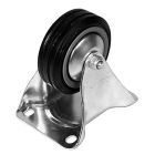 Lenkrolle 80mm, Schwarz / PE