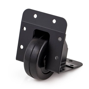 Einbau-Kantenrolle, 100mm, Schwarz