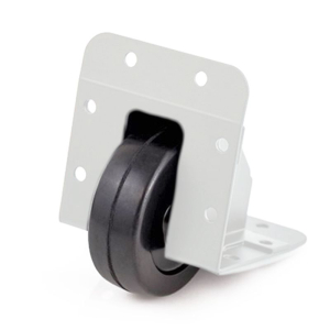 Einbau-Kantenrolle, 100mm, Schwarz