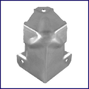 K. ecke mit Schließwinkel 75mm, gekröpft