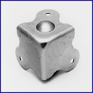 Flachecke 49mm mit Gleitkuppe