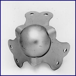 Kugelecke 2mm Stahl, großer Radius, Stainless