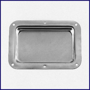 Einbauschale 18x13, ungestanzt, Schwarz