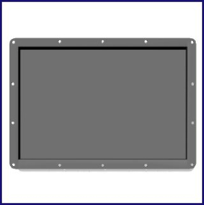 Einbauschale 29x19, für Tourlabels, Black