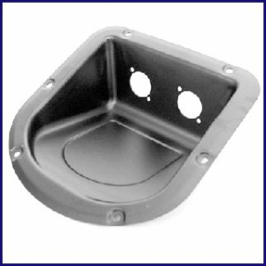 Einbauschale 174x178, für 2 Neutrik-D