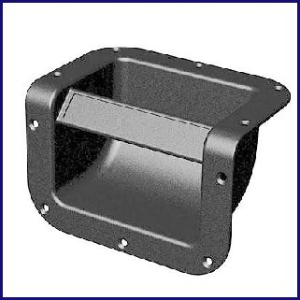 Kanten-Schalengriff, ABS/Alu