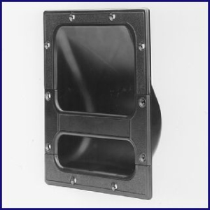 Schalengriff HD, 17.5x21, ABS, eckig