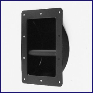 Stahl-Schalengriff, klein, 10 Bohrungen