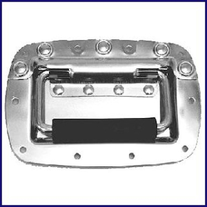 Stahlklappgriff in gerundeter Schale