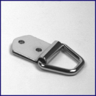 Gurteinhängelasche, verchromt