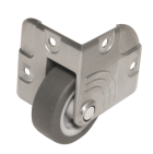 Einbau-Eckrolle, grau, 50mm